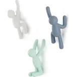 Háčky na zeď Umbra Buddy 3 ks - světle barevné