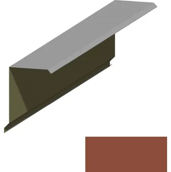 Střešní lemovaní Lemování okraje RS360Q PU 50 MAX s okapnicí MM133 cihlová