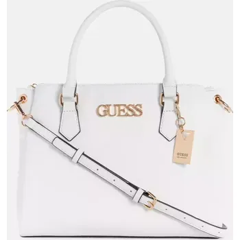 Kabelka GUESS dámská kabelka Zakaria Satchel mléčná