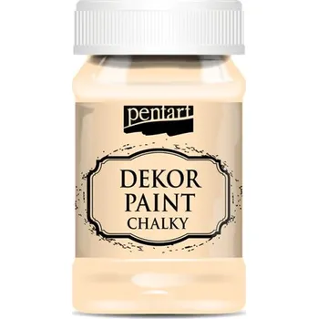 Výtvarná barva Pentart Křídová a dekorační barva PENTART 100 ml MERUŇKOVÁ