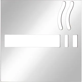 Koupelnový nábytek Bemeta Ikona – Kouření povoleno, čtverec, lesk 111022012