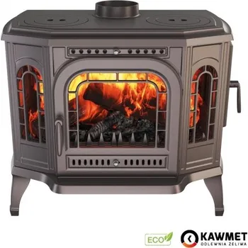 Krbová kamna KAWMET P7 PB - 10,5 kW ECO s varnými plotnami pravé boční dveře