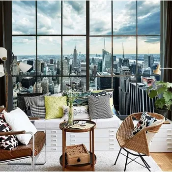 Fototapeta Solution Media 3D tapeta - NEW YORK CITY MU1031 1 - Voděodolné plátno - Textilní tapeta omyvatelná - 250g/m2