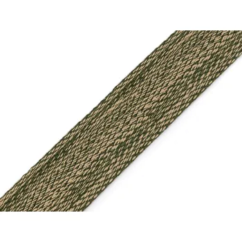 Oboustranný popruh šíře 39 mm, barva 2 zelená