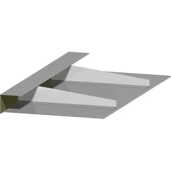 Střešní lemovaní DEK ukončovací profil ZF160 FeZn