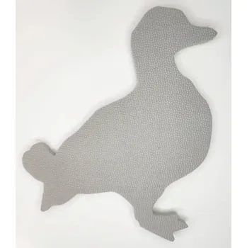 Pěnová kačenka světle šedá EVA Toyformat - Malý Génius kacenka_svs