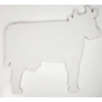 Pěnová kráva bílá EVA Toyformat - Malý Génius kra_wh