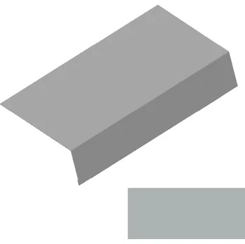 Okapový plech RS250S-135 SP 25 RAL 9007 tmavě stříbrná