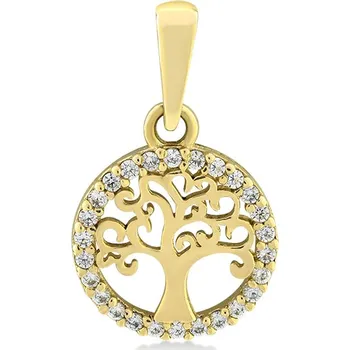 Přívěsek Lillian Vassago Zlatý přívěsek se zirkony strom života LLV31-GP002Y
