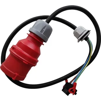 Garážová vrata napájecí kabel pro řídící jednotku GfA TS 971 - délka 0,7 m, se zástrčkou PCE 3N~400V 16A, Gfa Elektromaten 30005132 00002