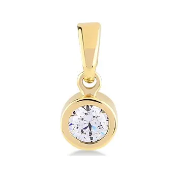 Přívěsek Lillian Vassago Zlatý přívěsek se zirkonem LLV31-GP029 Barva zlata: Žlutá