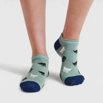 Dámské ponožky Kotníkové ponožky Celia Chicken Trainer 37-40 green, Thought Fashion UK