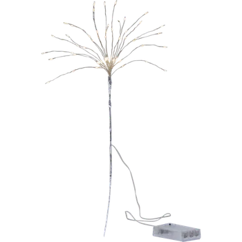 Vánoce Svítící LED dekorace výška 42 cm Star Trading Firework - stříbrná