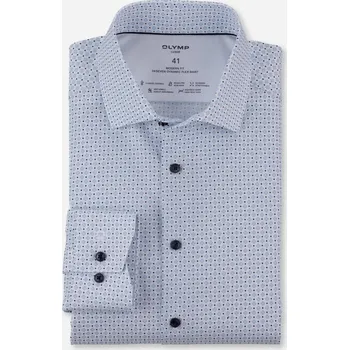 Olymp pánská společenská košile Modern Fit Luxor 126964 11 Modrá 40