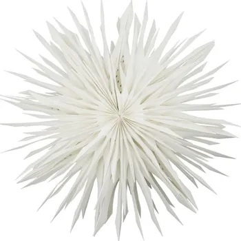 Vánoční ozdoba Závěsná papírová hvězda průměr 50 cm House Doctor - bílá