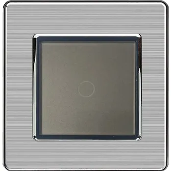 Elektrická zásuvka SRAN WiFi vypínač v rámečku nerez ocel