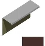 Ukončení pultové střechy RS360S-60 PU 50 MAX MM020 hnědá