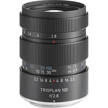 Objektiv MEYER OPTIK GÖRLITZ 100 mm f/2,8 II Trioplan pro Canon RF