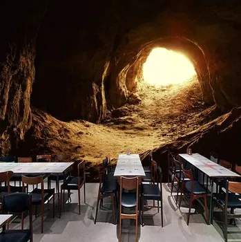 Tapeta Solution Media 3D tapeta - Jeskyně MU2859 2 - Voděodolná hedvábná tkanina - Textilní tapeta lesklá - 200g/m2