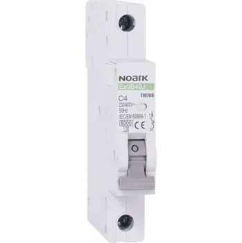 Jistič NOARK 110766 Ex9B40J 1P C4 Úzký instalační jistič 13,5 mm, 6 kA, char. C, 4 A, 1pól (Ex9B40J 1P C4)