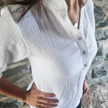 Kulišárny Dámská mušelínová polokošile SNOW VELIKOST: 44-46