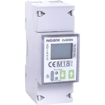 Noark 107294 Ex9EMS 1P 2M 100A MO 2T Smart Elektroměr 1-polový, 2-modulový, 100 A, ModBus-komunikace, 2-tarifní, LCD displej (Ex9EMS 1P 2M 100A MO 2T)
