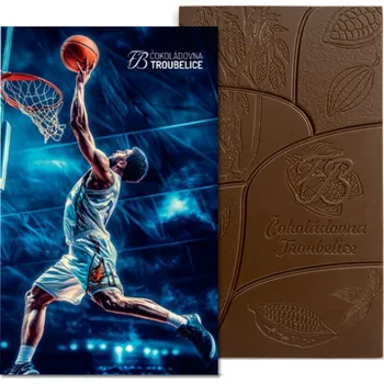 Čokoláda Čokoládovna Troubelice BASKETBALL - Čokoláda mléčná 51%, 45 g