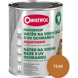 Nátěr na dřevo na vodní bázi OWATROL AQUATHERM – odstín TEAK - 5 l