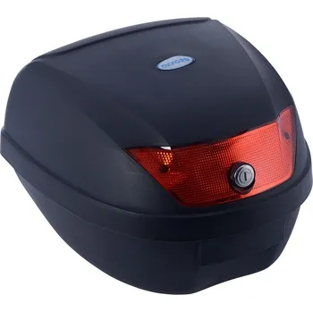 Zavazadlo na motocykl kufr Top Case plast, OXFORD - Anglie (černý nelakovaný, objem 30 l)