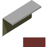 Ukončení pultové střechy RS360S-60 SP 35 TEX 2R17A cihlově hnědá