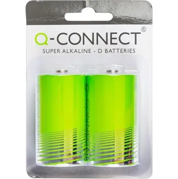 Článková baterie Alkalické baterie Q-Connect MN1300, LR20, D, 2 ks 510.5003