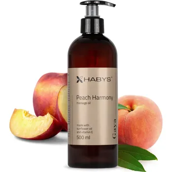 Masážní přípravek Masážní olej Peach Harmony 500 ml
