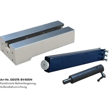 Příslušenstí k soustruhu DRECHSELMEISTER Přídavné lože a rozšíření STRATOS FU-230, TWISTER FU-200, TWISTER ECO+ Délka prodloužení 460 mm, příslušenství pro soustružení mimo lože