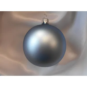 Vánoční ozdoba Vánoční ozdoby Malá vánoční koule 6 ks - modrá matná