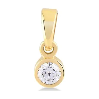Přívěsek Lillian Vassago Zlatý přívěsek se zirkonem LLV31-GP028 Barva zlata: Žlutá