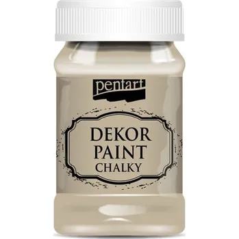 Pentart Křídová a dekorační barva PENTART 100 ml CAPPUCCINO HNĚDÁ