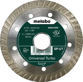 Řezný kotouč Metabo Diamantový řezný kotouč 115X22,23 mm 628551000 free_store_pickup