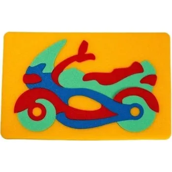 Pěnový hlavolam Motorka Toyformat - Malý Génius 200248