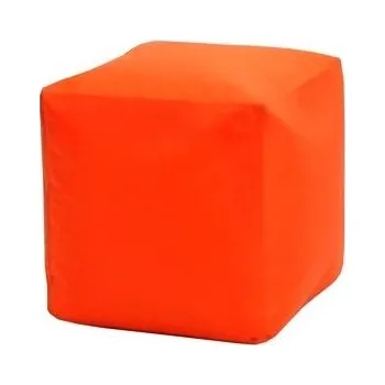 Sedací pytel Sedací vak Kostka oranžový 40X40 IDEA V22N