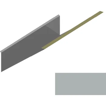 Střecha Lemování ke komínu vrchní RS416V-60 SP&nbsp;25 RAL 9007 tmavě stříbrná