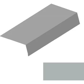 Okapový plech RS250S-120 SP 25 RAL 9007 tmavě stříbrná