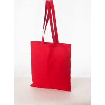 Bavlněná taška 16l ČERVENÁ dlouhé ručky