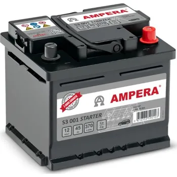 Autobaterie Ampera S3 Starter 12V 45Ah 370A 54535