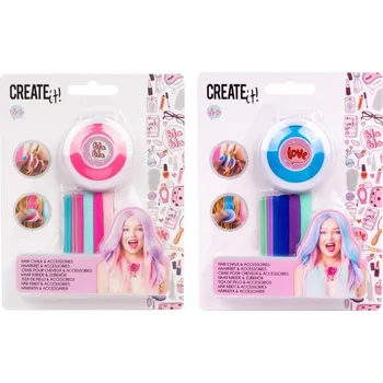 Sada barev na vlasy s gumičkami Creat it
