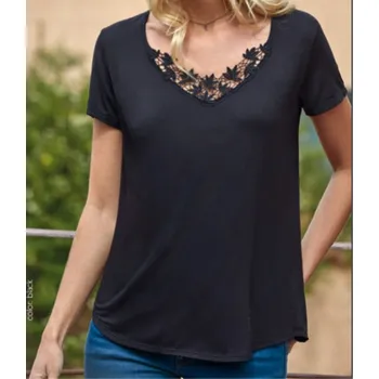 Dámské tričko Janira Dámské triko GIA modal Barva: černá, Velikost: XL