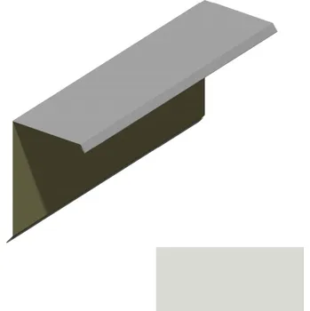 Ukončení pultové střechy RS360S-75 SP 25 RAL 9002 šedobílá