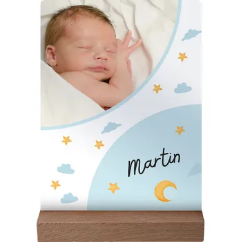 Obraz Fotografie miminka na akrylovém skle se stojanem - chlapeček Zvolte variantu: Tmavý stojan