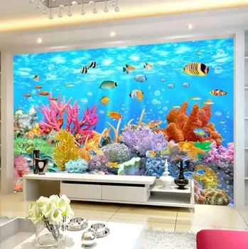 Tapeta Solution Media 3D tapeta - Mořské akvárium MU1114 1 - Voděodolné plátno - Textilní tapeta omyvatelná - 250g/m2