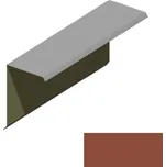 Ukončení pultové střechy RS360S-75 SP 35 TEX 2M38A cihlová