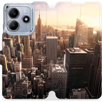 Pouzdro na mobilní telefon Flipové pouzdro Mobiwear - Xiaomi Redmi Note 14 5G - M138P New York (Knížkové flip pouzdro, obal, kryt na mobil Xiaomi Redmi Note 14 5G - M138P New York, materiál Umělá kůže + TPU - ochrana 360°, stojánek, silikonová vanička, magnetické zavírání)